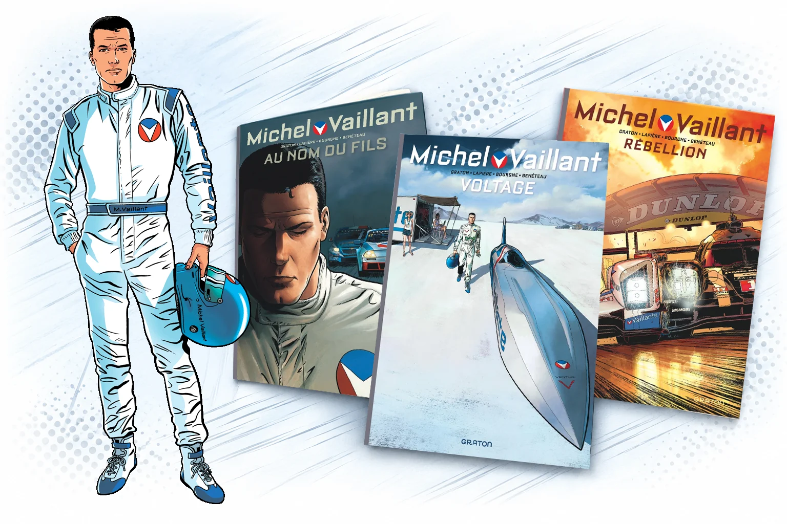 Michel Vaillant et les albums Au nom du fils, Voltage et Rébellion — équipe officielle simracing Undercut
